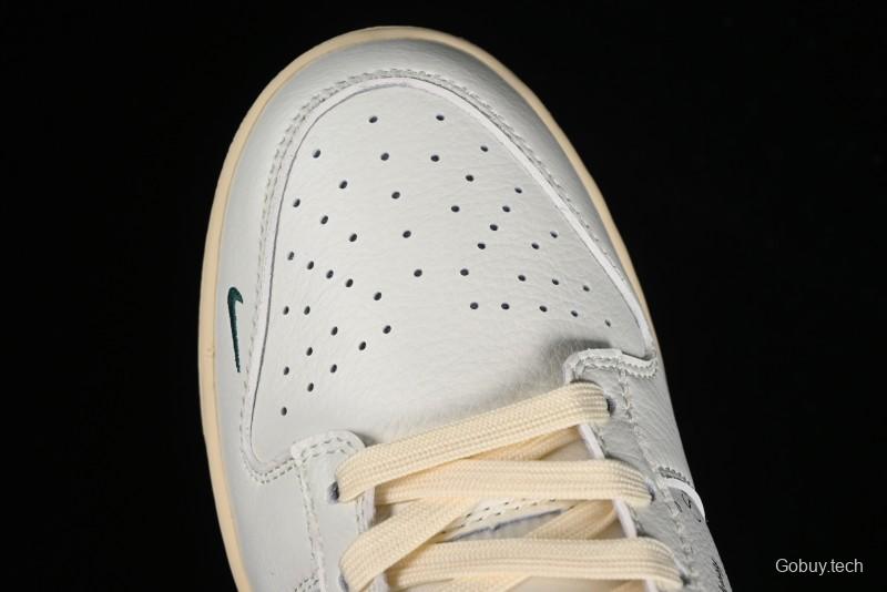 Nike SB Dunk Low Stussy Collaboration Beige Green Mini Swoosh Anniversary Custom Low-Top Casual Sneakers - CF3688-006