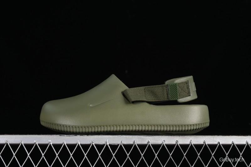 Nike Calm Slide Mule Comfortable Foam Sandals with Textured Footbed - FB2185-300