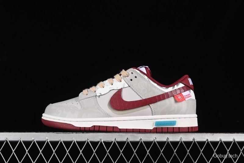 Nike Dunk Low Panda Prank CNY Year of the Dragon Limited Edition Team Red SB Low Top Casual Skate Shoes - DD1391-601