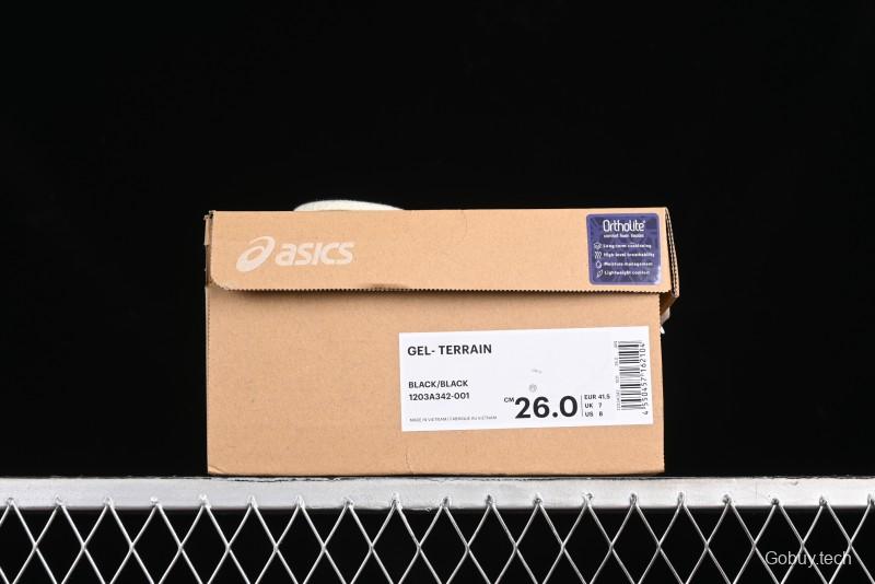 Asics Gel-Terrain Retro Breathable Casual Shoes Cushioned Men's Durable Running Sneakers - 1203A342-001