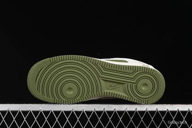 Nike Air Force 1 '07 Low Burberry Collaboration - Off White Mint Green Low Top Casual Sneakers - BB8588-221