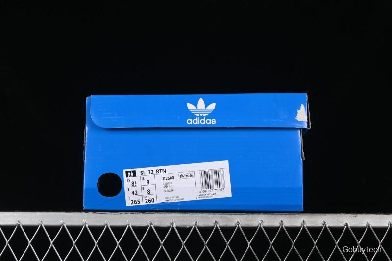 Adidas Originals SL 72 Retro Running Shoes with Nylon Upper and Rubber Outsole - JI2500