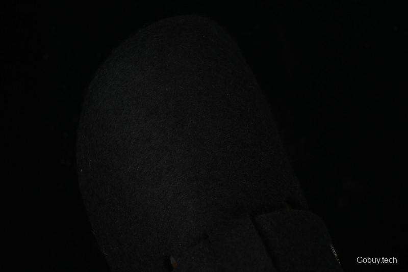 Birkenstock Half Open Toe Sandals with Smokeless Coal Wool Upper - G.D4