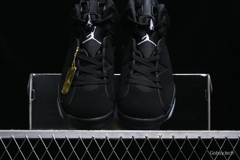 Nike Air Jordan 6 Retro Metallic Silver Basketball Shoes - DX2836-001