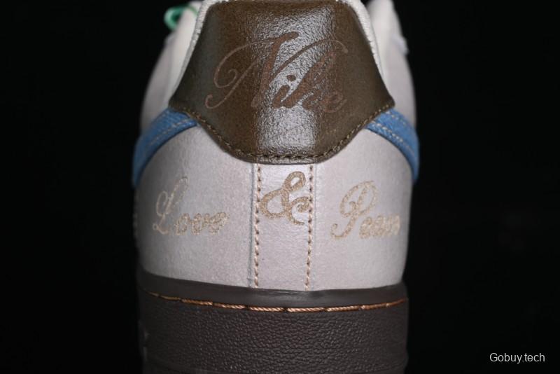 Nike Air Force 1 '07 Low Casual Sneakers with Full-Length Air Cushion - HQ3458-142