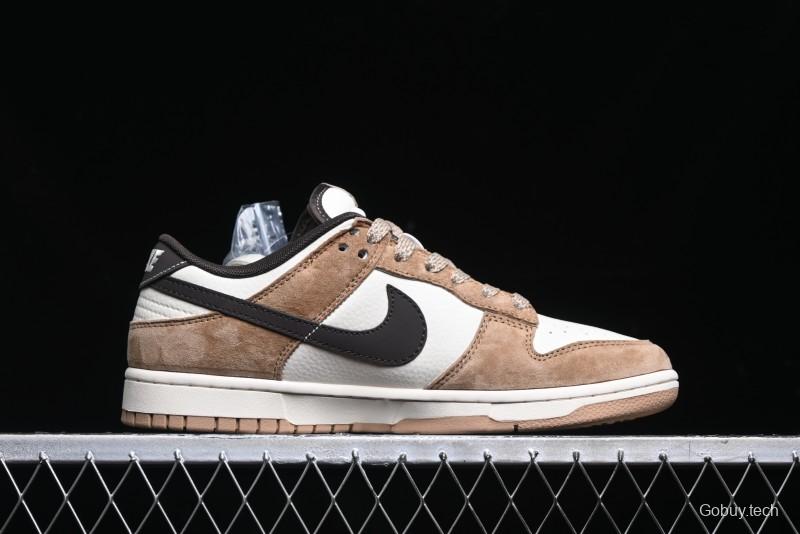 Nike SB Dunk Low The North Face Collaboration - Black White Brown Anniversary High-End Custom Low-Top Casual Skate Shoes - XS1086-004