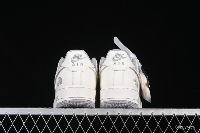 Nike Air Force 1 '07 Low The North Face x CDG Light Bone Swoosh Casual Sneakers - BB7518-014