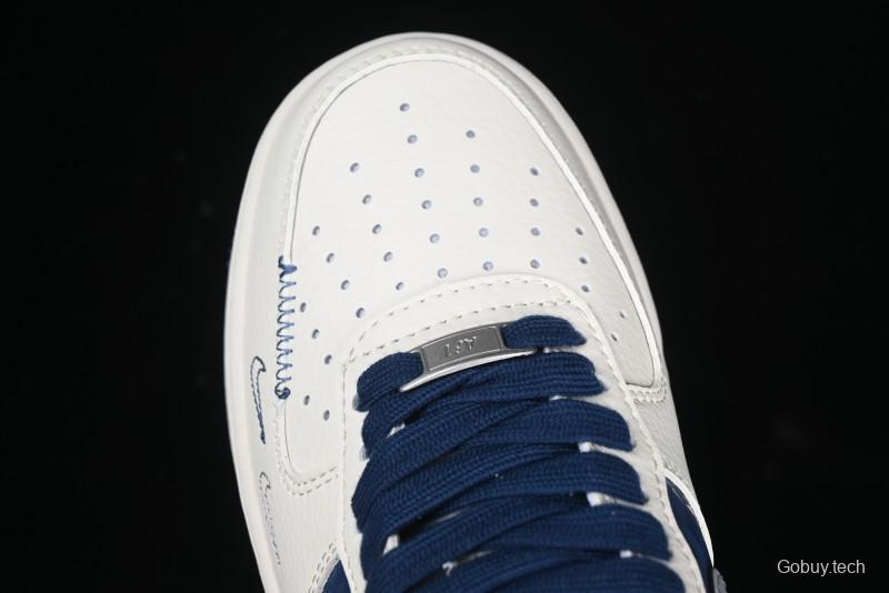 Nike Air Force 1 '07 Low The North Face Collaboration Off-White Blue Diamond Casual Sneakers - DM6688-001