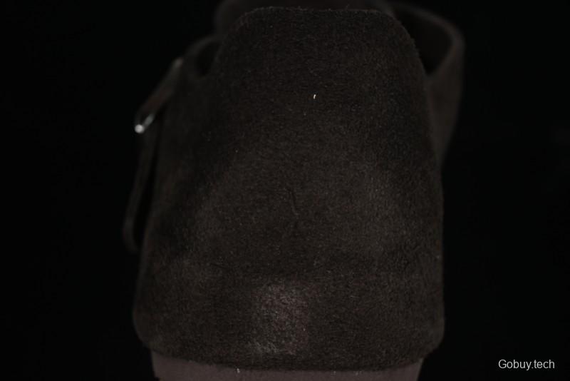 Birkenstock London BS Unisex Slip-On Casual Shoes with Soft Suede Leather and Lambswool Insole - BS