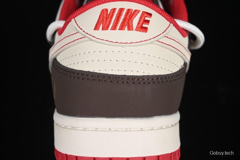 Nike SB Dunk Low Year of the Snake Anniversary Custom Low-Top Casual Skate Shoes - YX5066-268