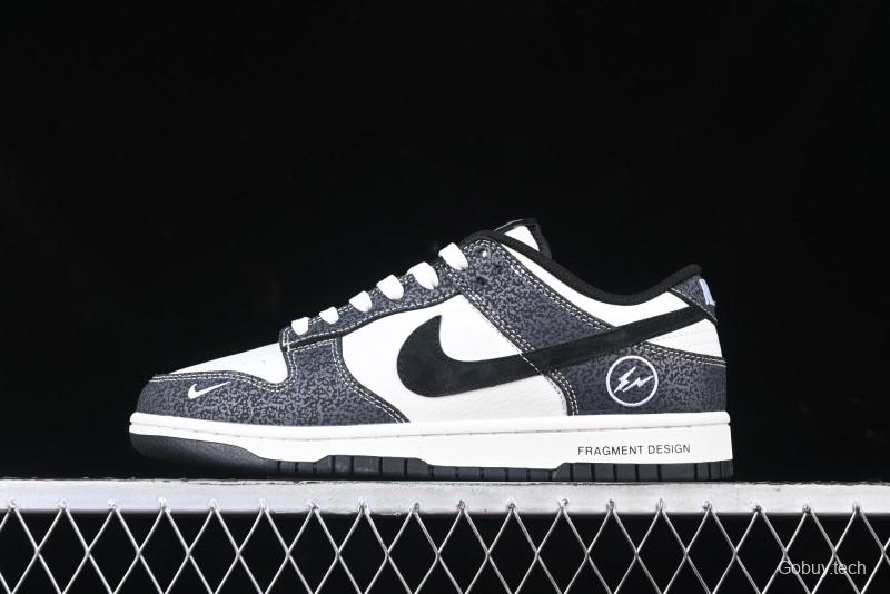 Nike SB Dunk Low Lightning Collaboration Black Swoosh Anniversary Custom Low-Top Skate Shoes - SF1029-401
