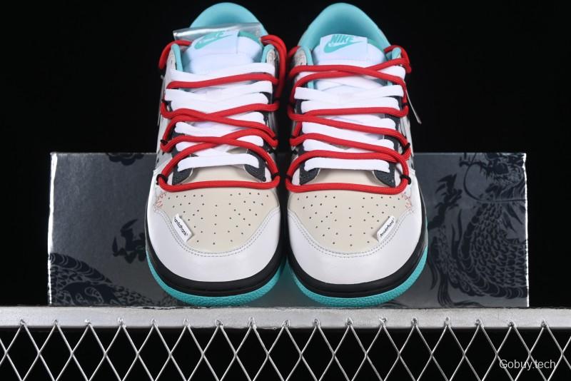 Nike Dunk Low Panda Prank CNY Year of the Dragon Limited Edition SB Low-top Casual Sneakers - DV0831-101