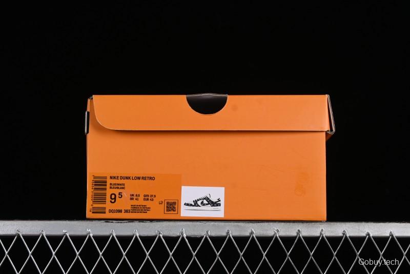 Nike SB Dunk Low LV Collaboration - Dark Blue Print Anniversary High-End Custom Low-Top Casual Sneakers - DQ1098-363