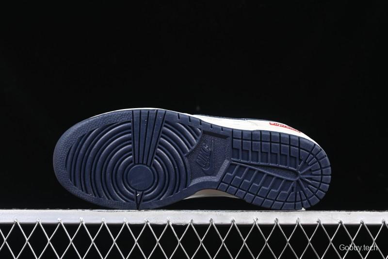 Nike SB Dunk Low Supreme Collaboration - Cream Coffee Anniversary High-End Custom Low-Top Casual Skate Shoes - AG3702-850