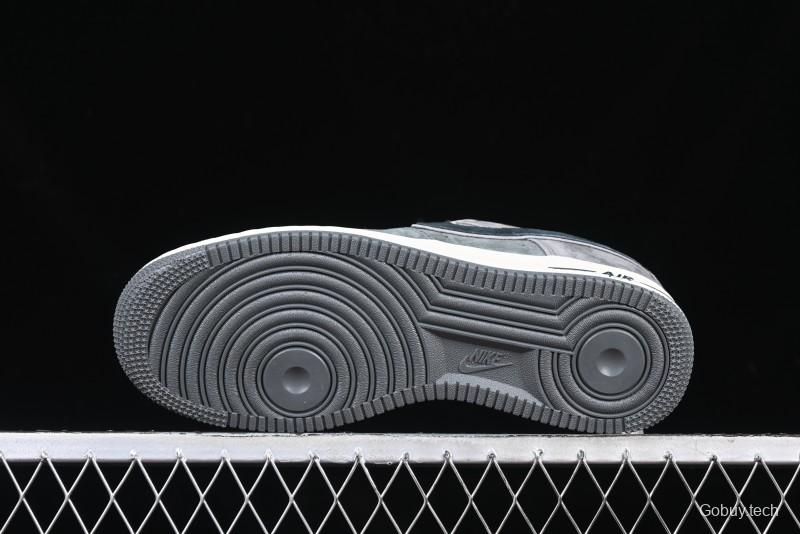 Nike Air Force 1'07 Low "Black Eight" Custom Casual Sneakers for Autumn Winter - YD2425-808
