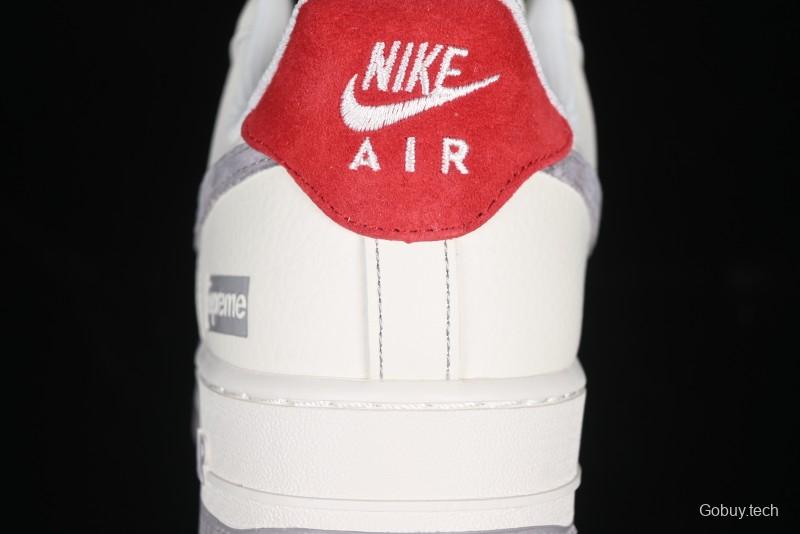 Nike Air Force 1 '07 Low Supreme Casual Sneakers with Full-Length Air Cushion - BB7518-020