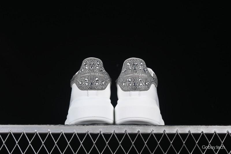 Alexander McQueen Oversized Sneakers with White Rhinestones - D.E5