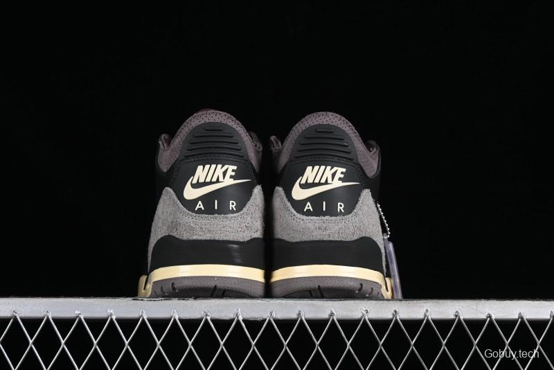 Nike A Ma Maniere x Air Jordan 3 Retro Black Sneakers - FZ4811-001