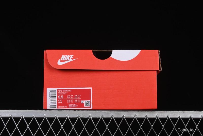 Nike Air Max 1 Retro Running Shoes with Half-Sole Air Cushion - 315352-271