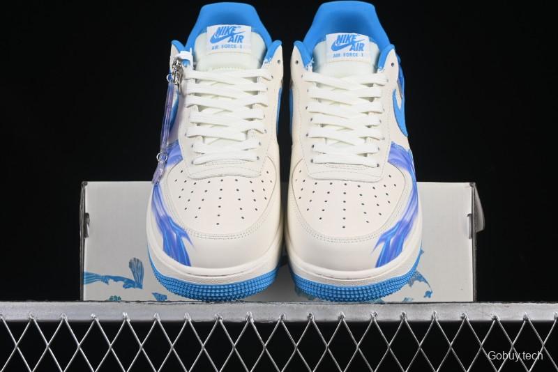 Nike Air Force 1'07 Low Nezha Collaboration Spirit Pearl Low-Top Casual Sneakers - DF0188-049