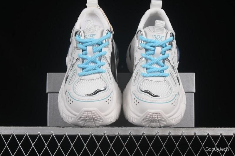 GG-CC Casual Fashion Sporty Chunky Platform Sneakers Series 879 Blue