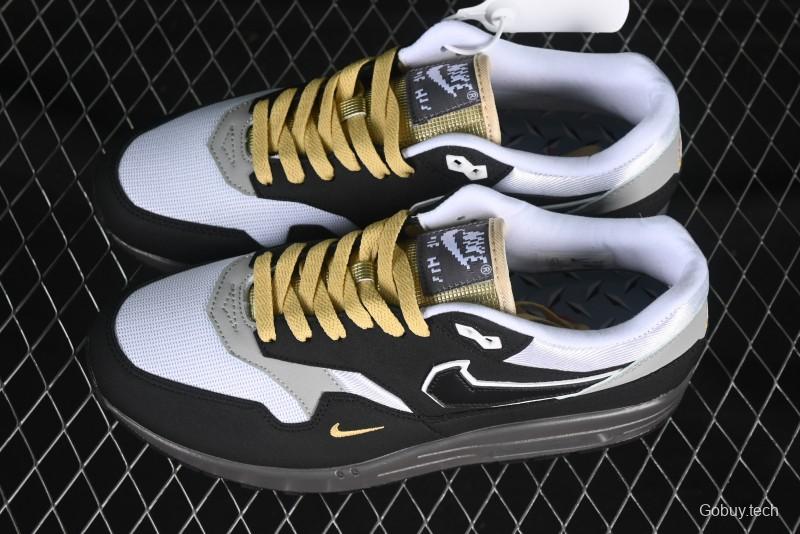 Nike Air Max 1 Retro Running Shoes with Half-Sole Air Cushion - IB9898-001