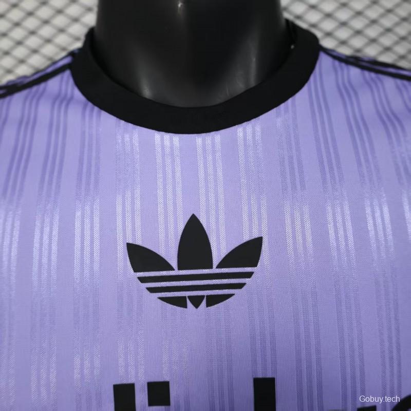 Player Version 2025 Adidas Original Purple T-Shirt