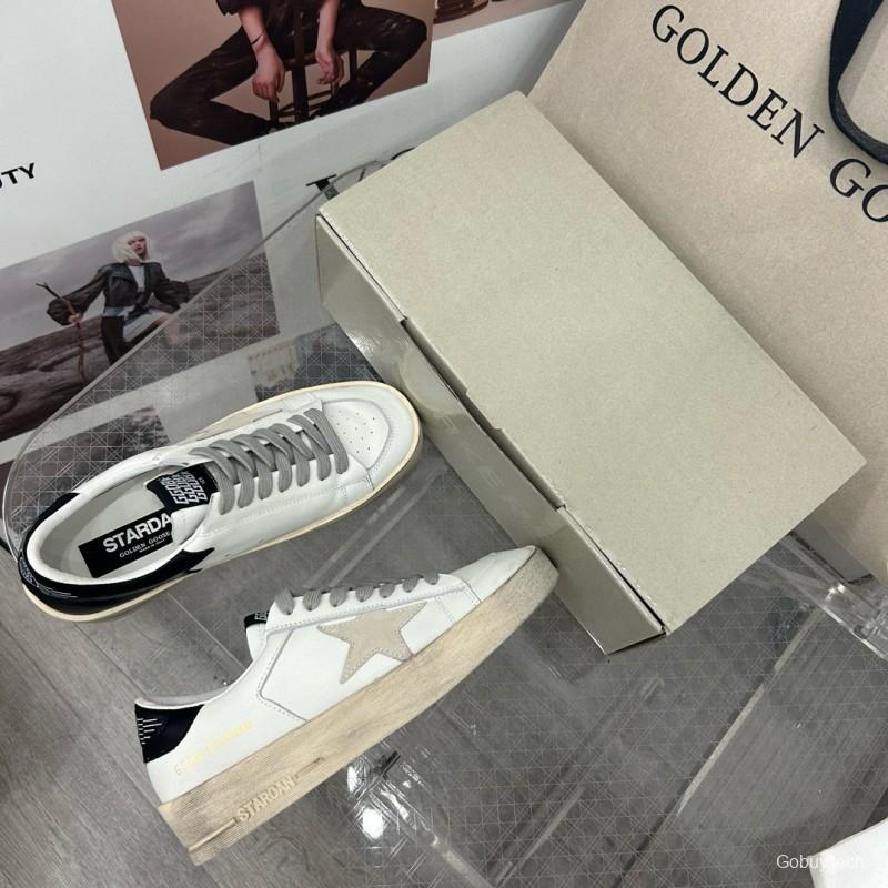 2024 Unisex GGDB White Grey Leather Sneakers MJ00260