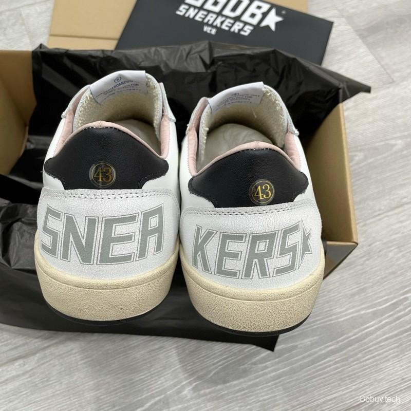 2024 Unisex GGDB White Black Leather Sneakers MJ00260