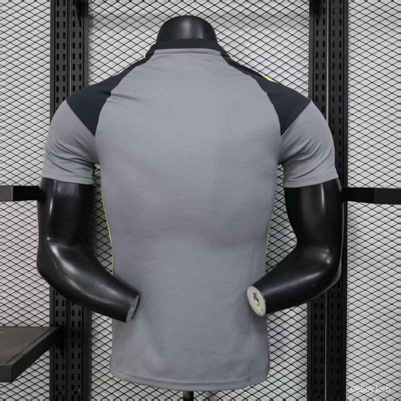 Player Version 25/26 Manchester United Grey with Gradient Wave Pattern Jersey