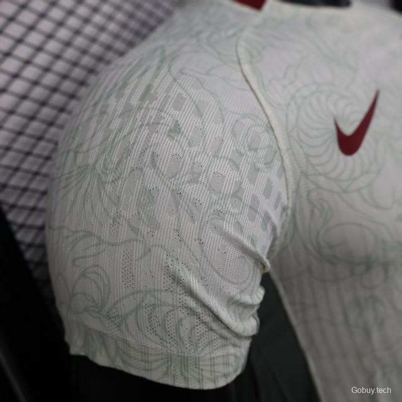 Player Version 2025 China Away WHITE  Jersey