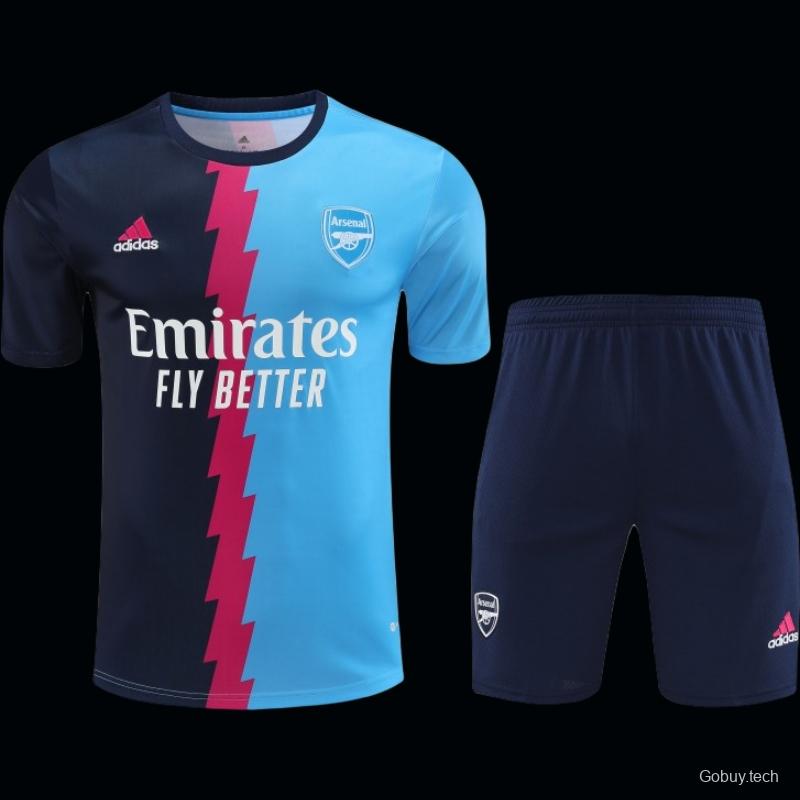 23-24 Arsenal Blue/Navy Short Sleeve+Shorts