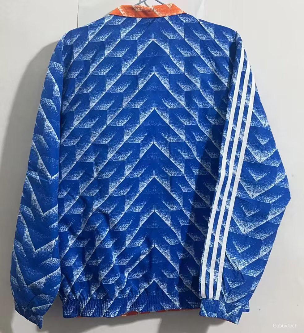 Retro Aston Villa Reversible Blue/Orange Jacket