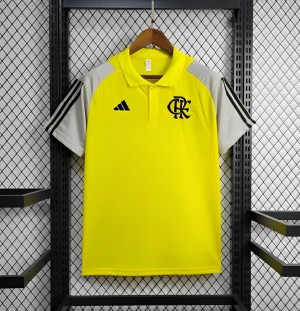 24/25 Flamengo Yellow Polo Jersey