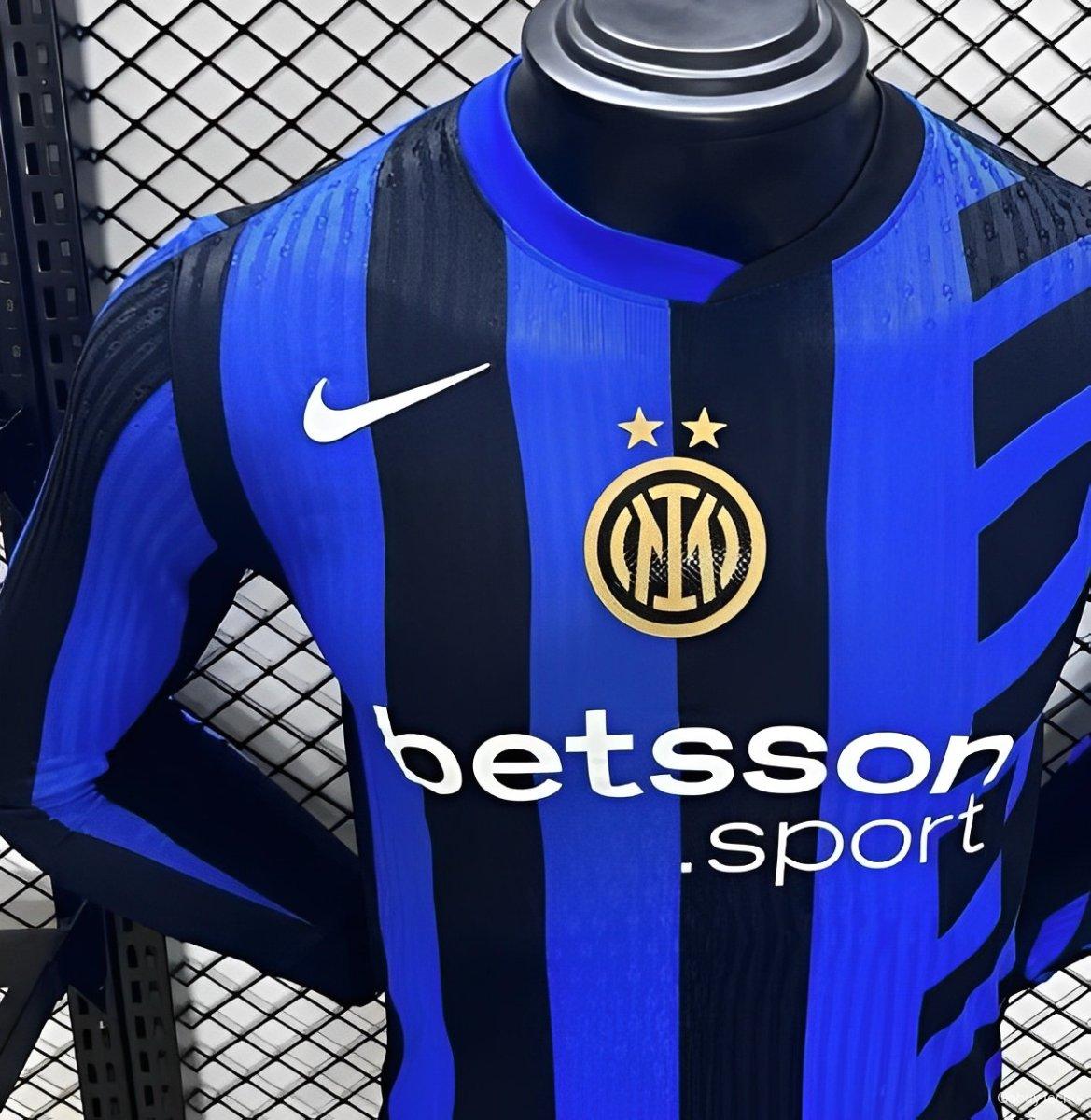 Player Version 24/25 Inter Milan Home Long Sleeve Jersey