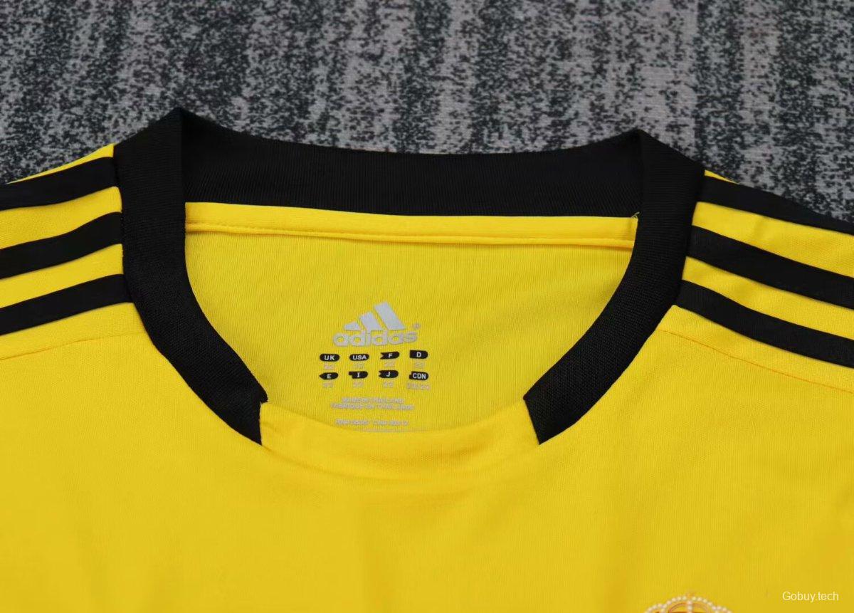 Retro Kids 11/12 Real Madrid Yellow Goalkeeper Jersey