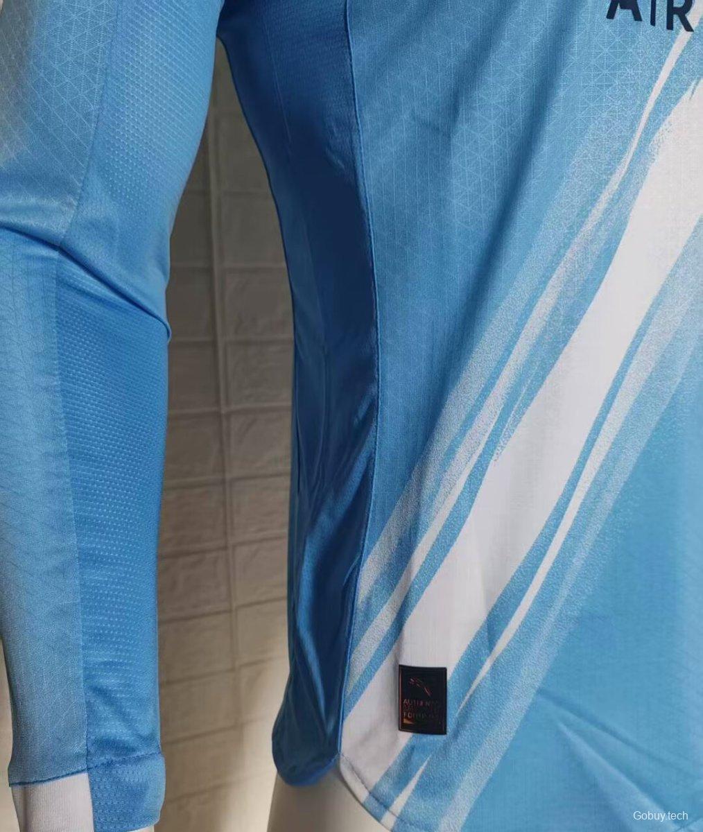 Player Version 25/26 Manchester City Home Long Sleeve Jersey
