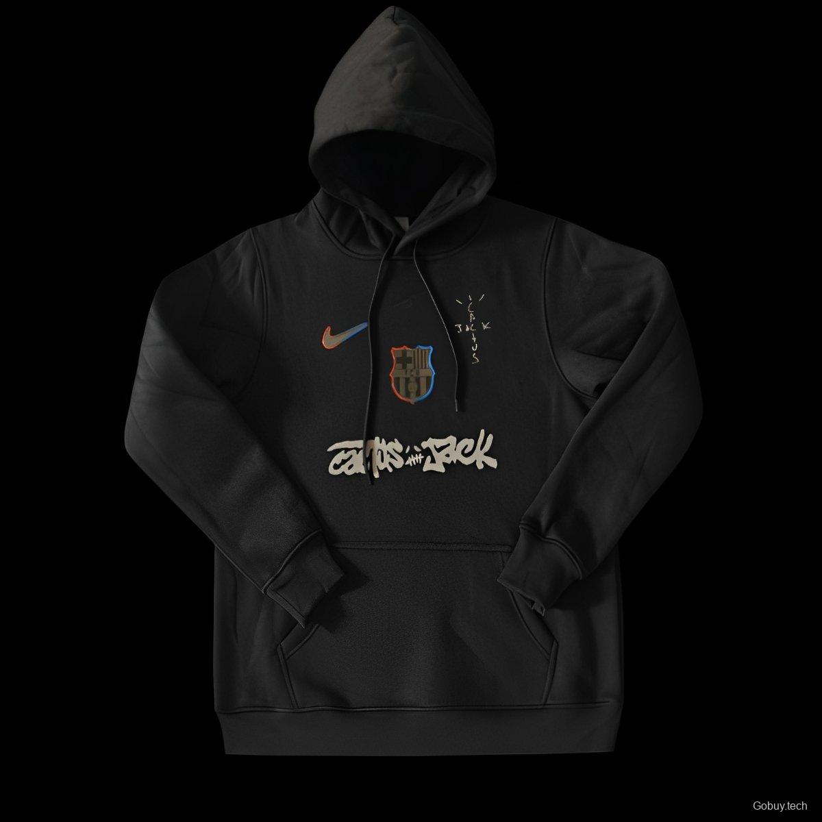 25/26 Barcelona Black Cactus Jack Hoodie -7 Colors