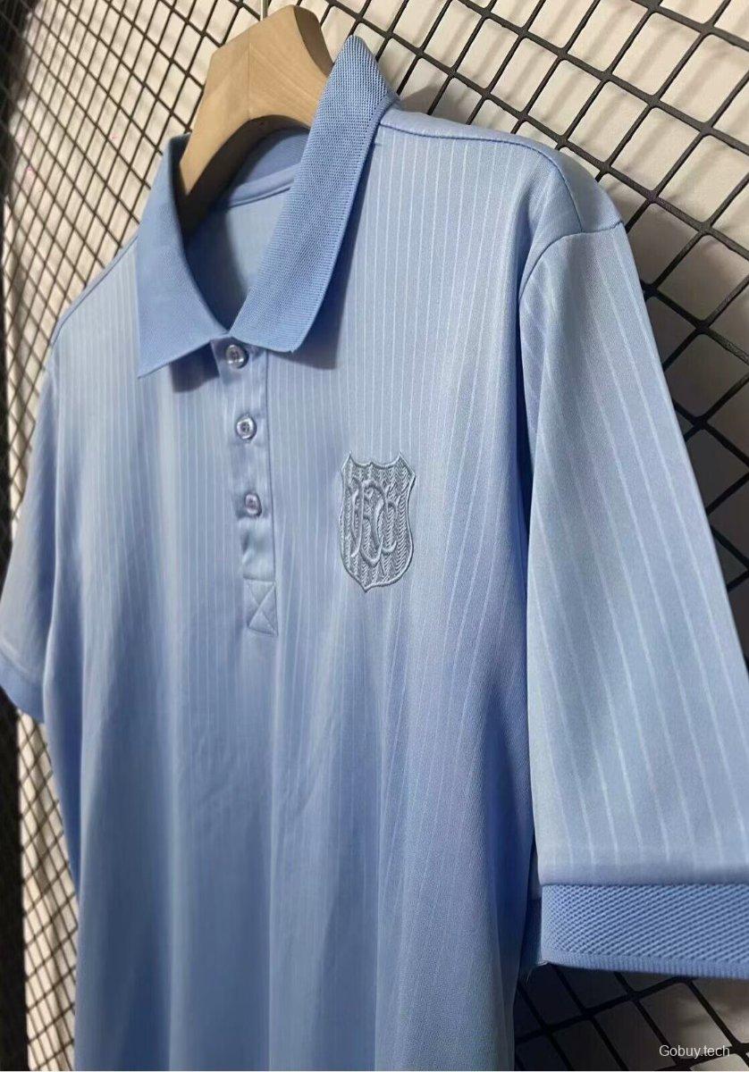 25/26 Everton Heritage Blu Limited Edition Polo Jersey