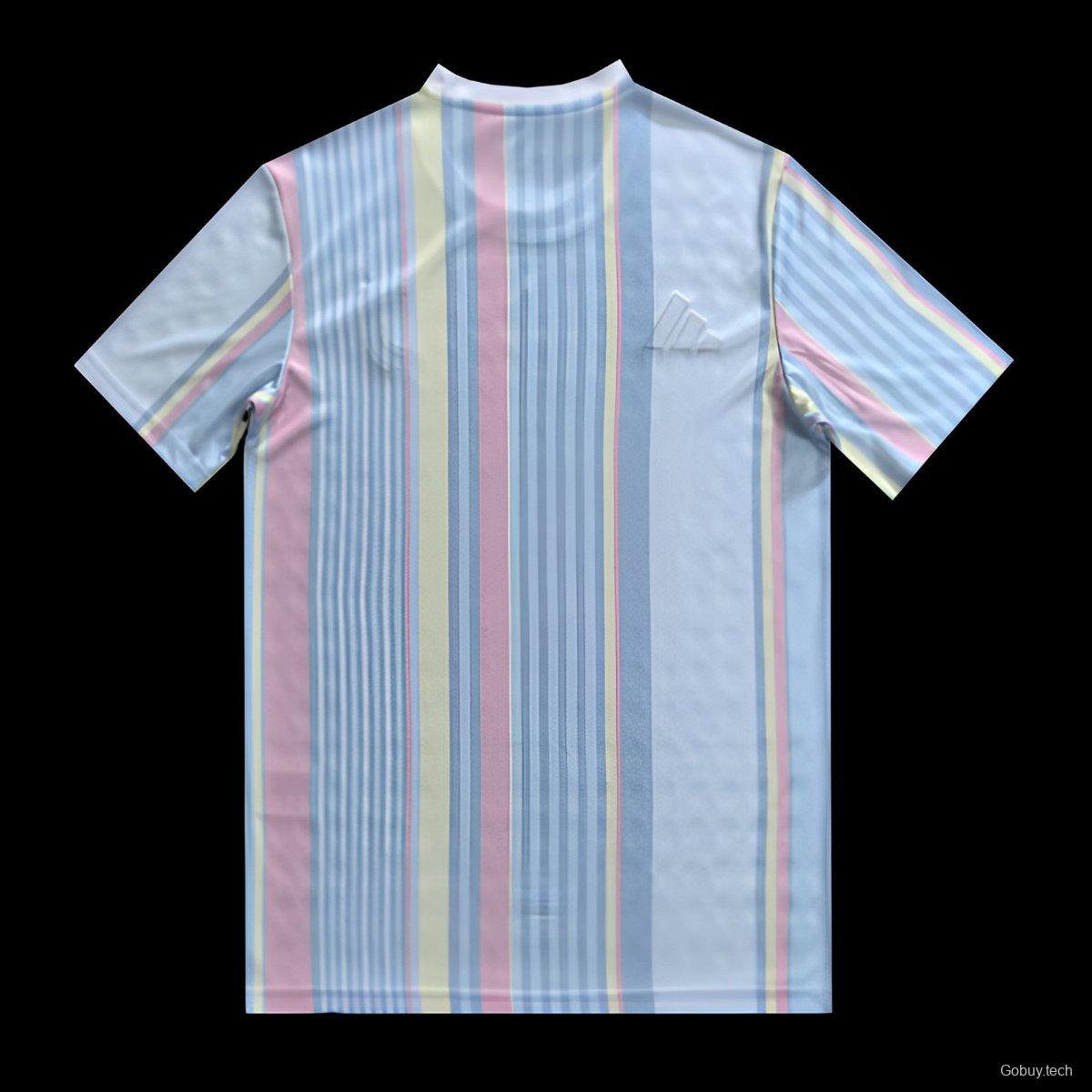 25/26 Juventus White with Rainbow Stripes Jersey